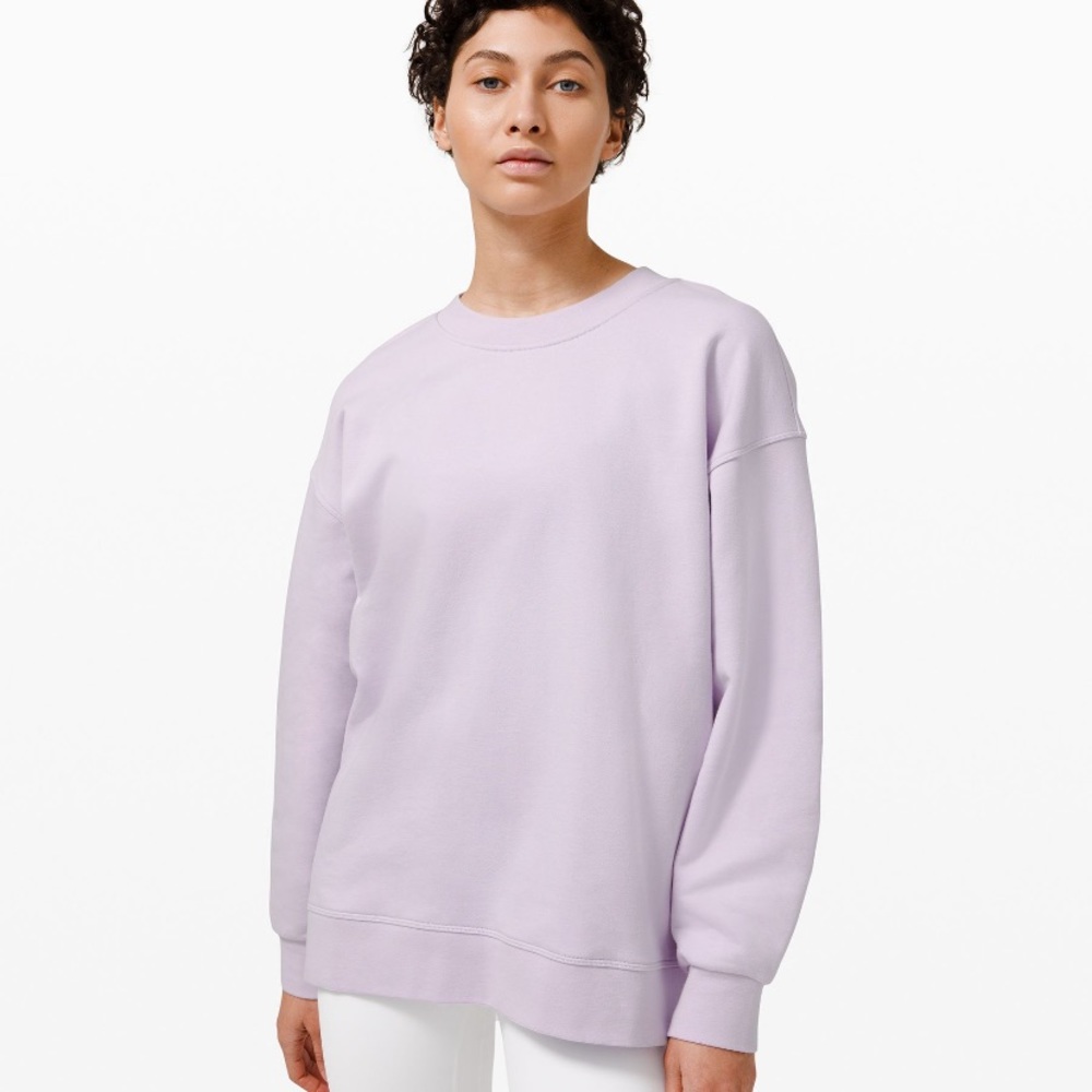 Lululemon Perfectly Oversized Crew Lavender Dew